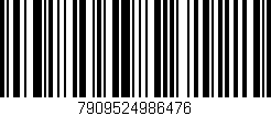 Código de barras (EAN, GTIN, SKU, ISBN): '7909524986476'