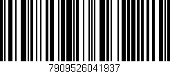 Código de barras (EAN, GTIN, SKU, ISBN): '7909526041937'