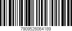 Código de barras (EAN, GTIN, SKU, ISBN): '7909526064189'
