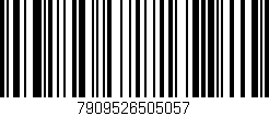 Código de barras (EAN, GTIN, SKU, ISBN): '7909526505057'
