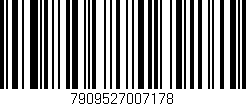 Código de barras (EAN, GTIN, SKU, ISBN): '7909527007178'