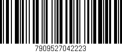 Código de barras (EAN, GTIN, SKU, ISBN): '7909527042223'