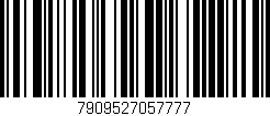 Código de barras (EAN, GTIN, SKU, ISBN): '7909527057777'