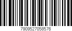Código de barras (EAN, GTIN, SKU, ISBN): '7909527058576'