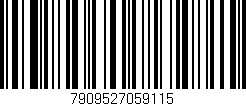 Código de barras (EAN, GTIN, SKU, ISBN): '7909527059115'
