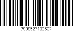 Código de barras (EAN, GTIN, SKU, ISBN): '7909527102637'