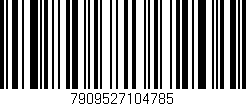 Código de barras (EAN, GTIN, SKU, ISBN): '7909527104785'