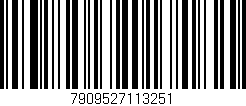Código de barras (EAN, GTIN, SKU, ISBN): '7909527113251'