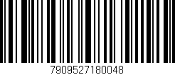 Código de barras (EAN, GTIN, SKU, ISBN): '7909527180048'