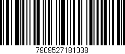 Código de barras (EAN, GTIN, SKU, ISBN): '7909527181038'