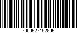 Código de barras (EAN, GTIN, SKU, ISBN): '7909527192805'