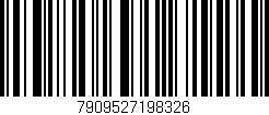 Código de barras (EAN, GTIN, SKU, ISBN): '7909527198326'