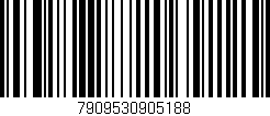 Código de barras (EAN, GTIN, SKU, ISBN): '7909530905188'
