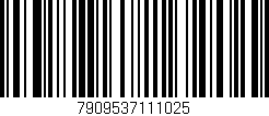 Código de barras (EAN, GTIN, SKU, ISBN): '7909537111025'