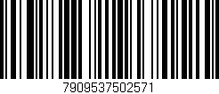Código de barras (EAN, GTIN, SKU, ISBN): '7909537502571'
