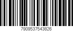 Código de barras (EAN, GTIN, SKU, ISBN): '7909537543826'