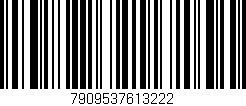 Código de barras (EAN, GTIN, SKU, ISBN): '7909537613222'