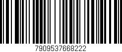 Código de barras (EAN, GTIN, SKU, ISBN): '7909537668222'