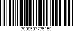 Código de barras (EAN, GTIN, SKU, ISBN): '7909537775159'