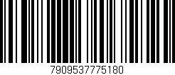 Código de barras (EAN, GTIN, SKU, ISBN): '7909537775180'