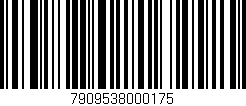 Código de barras (EAN, GTIN, SKU, ISBN): '7909538000175'