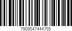 Código de barras (EAN, GTIN, SKU, ISBN): '7909547444755'