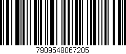 Código de barras (EAN, GTIN, SKU, ISBN): '7909548067205'