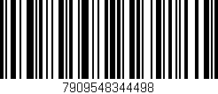 Código de barras (EAN, GTIN, SKU, ISBN): '7909548344498'