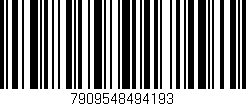 Código de barras (EAN, GTIN, SKU, ISBN): '7909548494193'