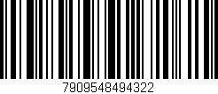 Código de barras (EAN, GTIN, SKU, ISBN): '7909548494322'