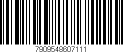 Código de barras (EAN, GTIN, SKU, ISBN): '7909548607111'