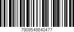 Código de barras (EAN, GTIN, SKU, ISBN): '7909548640477'