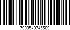 Código de barras (EAN, GTIN, SKU, ISBN): '7909548745509'