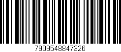 Código de barras (EAN, GTIN, SKU, ISBN): '7909548847326'