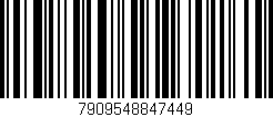 Código de barras (EAN, GTIN, SKU, ISBN): '7909548847449'