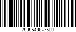 Código de barras (EAN, GTIN, SKU, ISBN): '7909548847500'
