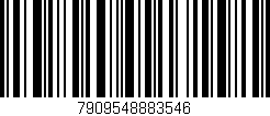 Código de barras (EAN, GTIN, SKU, ISBN): '7909548883546'
