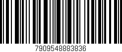 Código de barras (EAN, GTIN, SKU, ISBN): '7909548883836'