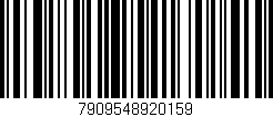 Código de barras (EAN, GTIN, SKU, ISBN): '7909548920159'