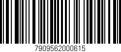 Código de barras (EAN, GTIN, SKU, ISBN): '7909562000615'