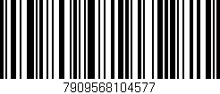 Código de barras (EAN, GTIN, SKU, ISBN): '7909568104577'