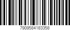Código de barras (EAN, GTIN, SKU, ISBN): '7909584183358'
