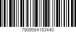Código de barras (EAN, GTIN, SKU, ISBN): '7909584183440'