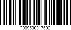 Código de barras (EAN, GTIN, SKU, ISBN): '7909590017692'