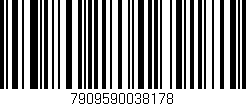 Código de barras (EAN, GTIN, SKU, ISBN): '7909590038178'
