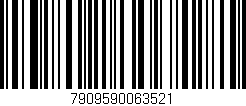 Código de barras (EAN, GTIN, SKU, ISBN): '7909590063521'