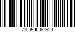 Código de barras (EAN, GTIN, SKU, ISBN): '7909590063538'