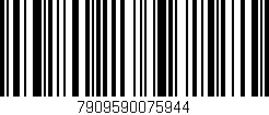 Código de barras (EAN, GTIN, SKU, ISBN): '7909590075944'