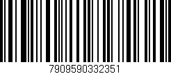 Código de barras (EAN, GTIN, SKU, ISBN): '7909590332351'