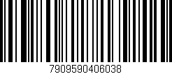 Código de barras (EAN, GTIN, SKU, ISBN): '7909590406038'